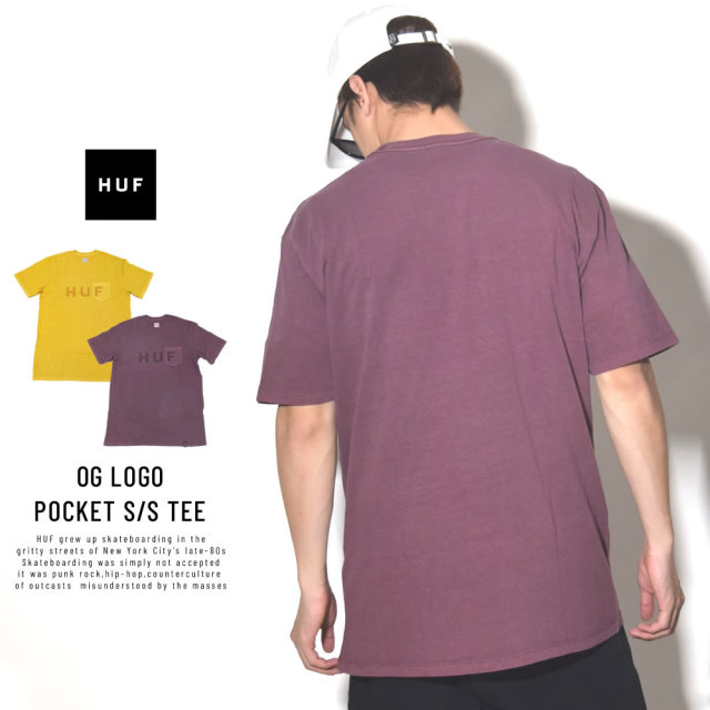 HUF ハフ 半袖Tシャツ OG LOGO POCKET S/S TEE TS00469