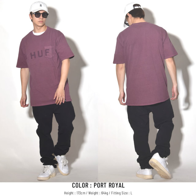 HUF ハフ 半袖Tシャツ OG LOGO POCKET S/S TEE TS00469
