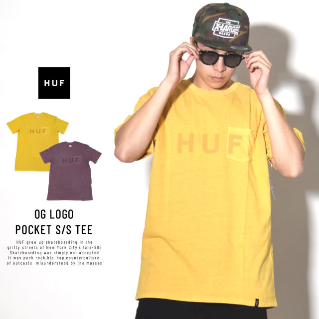 HUF ハフ 半袖Tシャツ OG LOGO POCKET S/S TEE TS00469