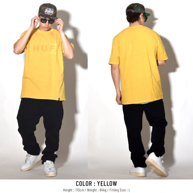 HUF ハフ 半袖Tシャツ OG LOGO POCKET S/S TEE TS00469