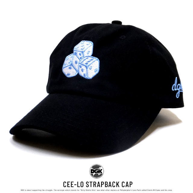 DGK ディージーケー カーブバイザーキャップ CEE-LO STRAPBACK CAP HEH-1004