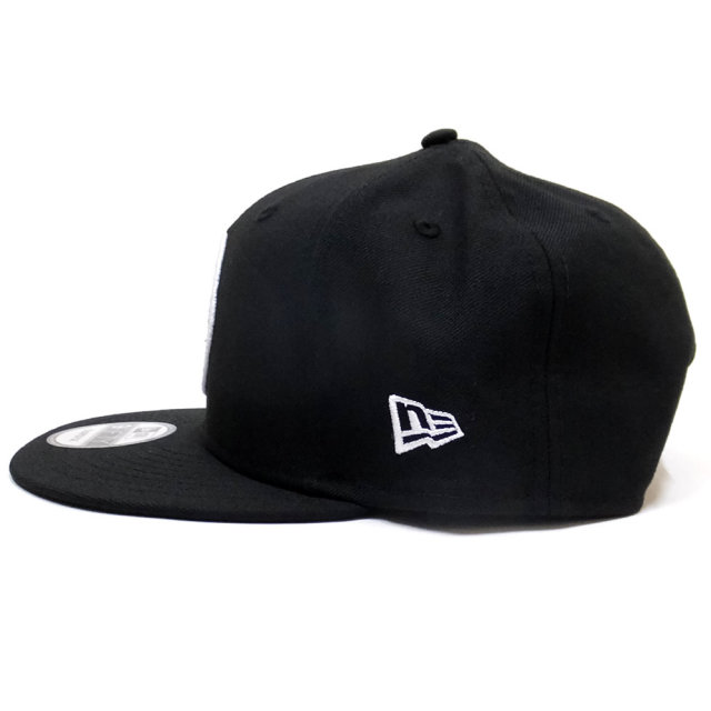 NEW ERA ニューエラ フラットバイザーキャップ 9FIFTY フィラデルディア・セブンティシクサーズ ブラック×ホワイト 11876724