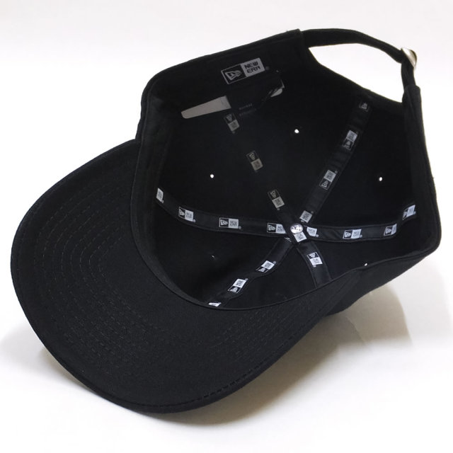 NEW ERA ニューエラ カーブバイザーキャップ 9THIRTY ストラップロゴ NEW YORK CITY ダックブラック 11876737