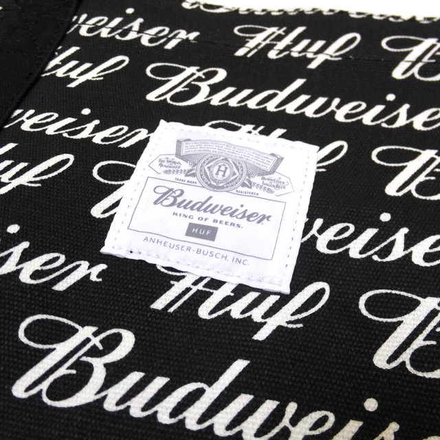 HUF ハフ トートバッグ BUDWEISER TOTE BAG AC00240