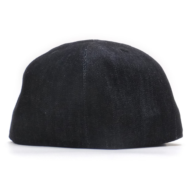 NEW ERA ニューエラ フラットバイザーキャップ 59FIFTY ベーシック ブラックデニム ホワイトフラッグ 11914556