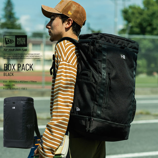 New Era ニューエラ バックパック Box Pack ブラック ファッション メンズ カジュアル ストリート系 B系ファッション 通販 New Era ニューエラ バックパック Box Pack ブラック ファッション メンズ カジュアル ストリート系 B系ファッション 通販