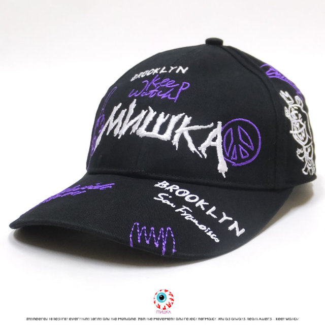 MISHKA ミシカ カーブバイザーキャップ MSS190217