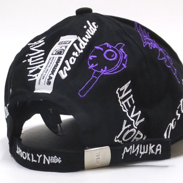 MISHKA ミシカ カーブバイザーキャップ MSS190217