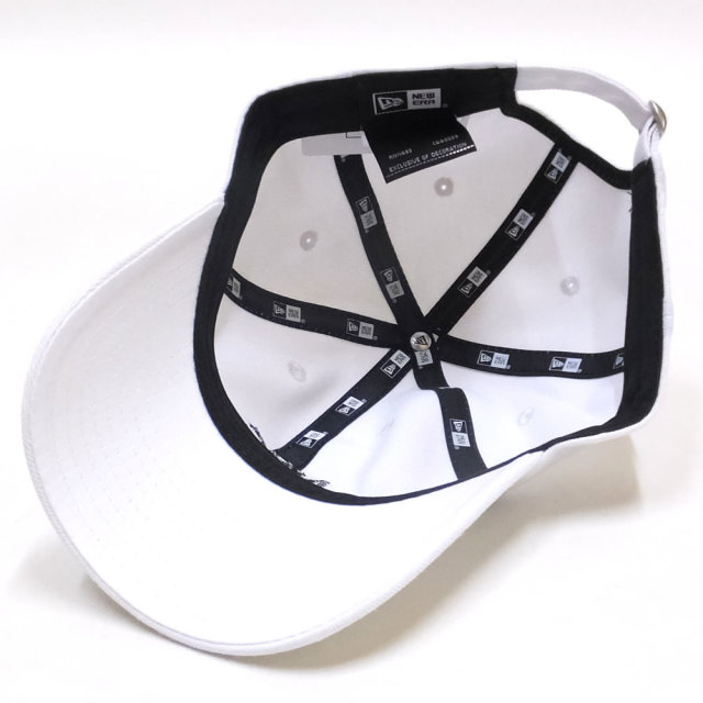 NEW ERA ニューエラ カーブバイザーキャップ 9THIRTY クロスストラップ NYC ホワイト×ブラック 11899277