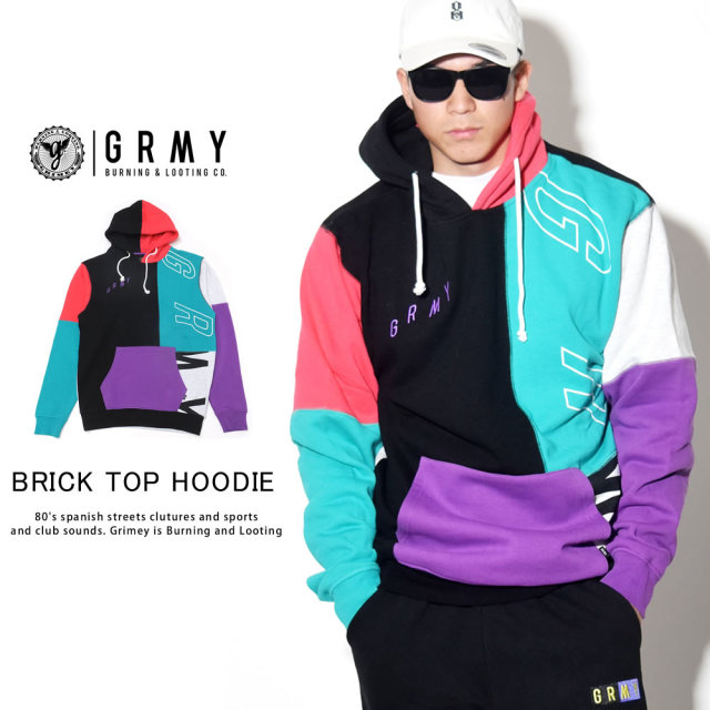 GRIMEY グライミー プルオーバーパーカー BRICK TOP HOODIE GCH318