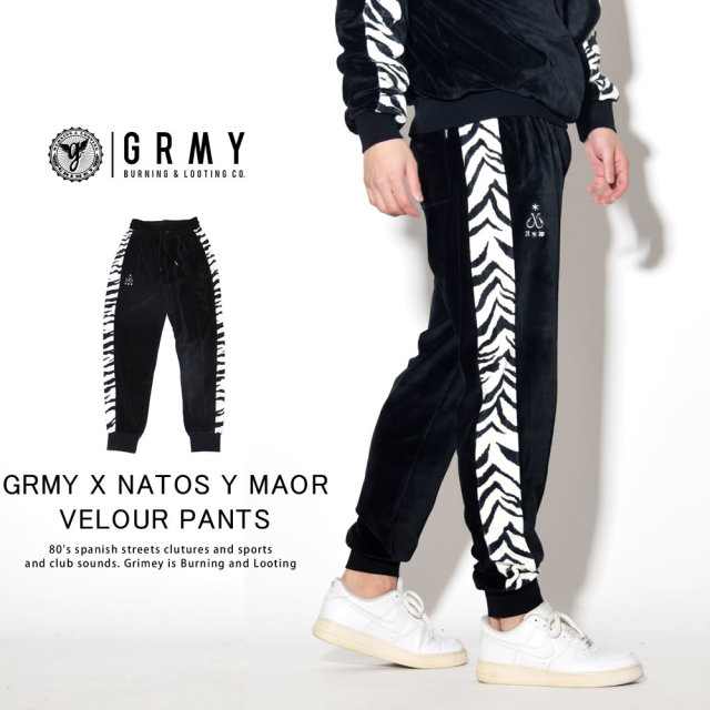 GRIMEY グライミー ベロアパンツ GRMY X NATOS Y MAOR VELOUR PANTS GRTS162