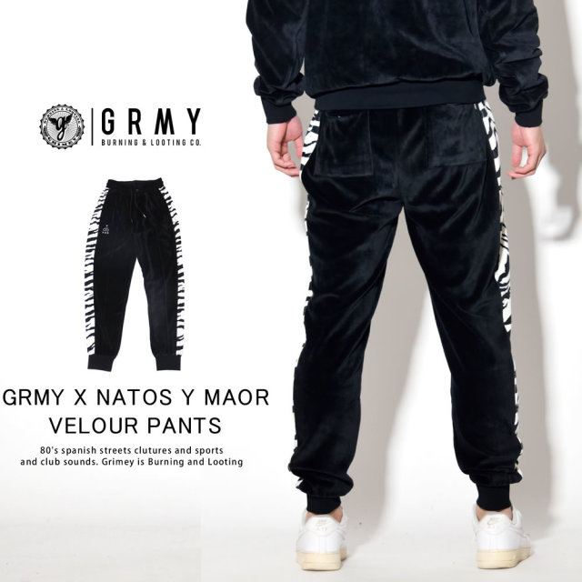 GRIMEY グライミー ベロアパンツ GRMY X NATOS Y MAOR VELOUR PANTS GRTS162