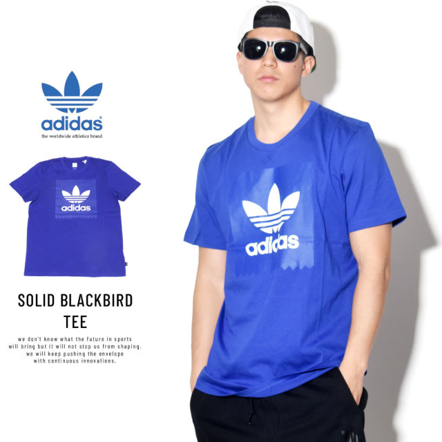 Adidas アディダス 半袖tシャツ Black Bird Solid Tee Du12 メンズカジュアルファッション通販deep
