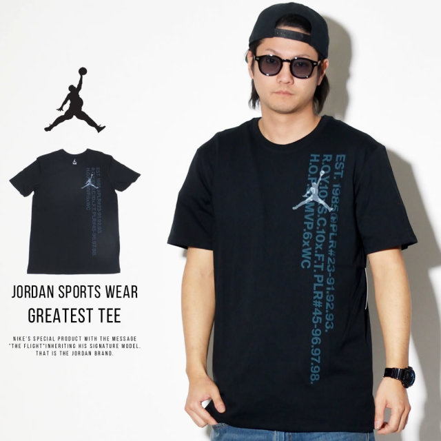 NIKE JORDAN ナイキ ジョーダン 半袖Tシャツ JSW GREATEST TEE AV6013