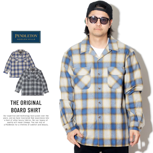 PENDLETON ペンドルトン 長袖ボードシャツ チェック柄 LONG SLEEVE BOARD SHIRT AA022