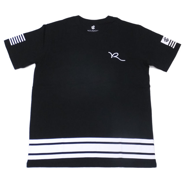 ROCA WEAR ロカウェア 半袖Tシャツ バックプリント ライン BKNY 99 TEE RW163T04S