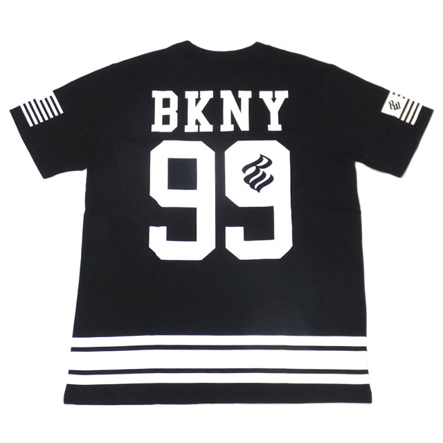 ROCA WEAR ロカウェア 半袖Tシャツ バックプリント ライン BKNY 99 TEE RW163T04S