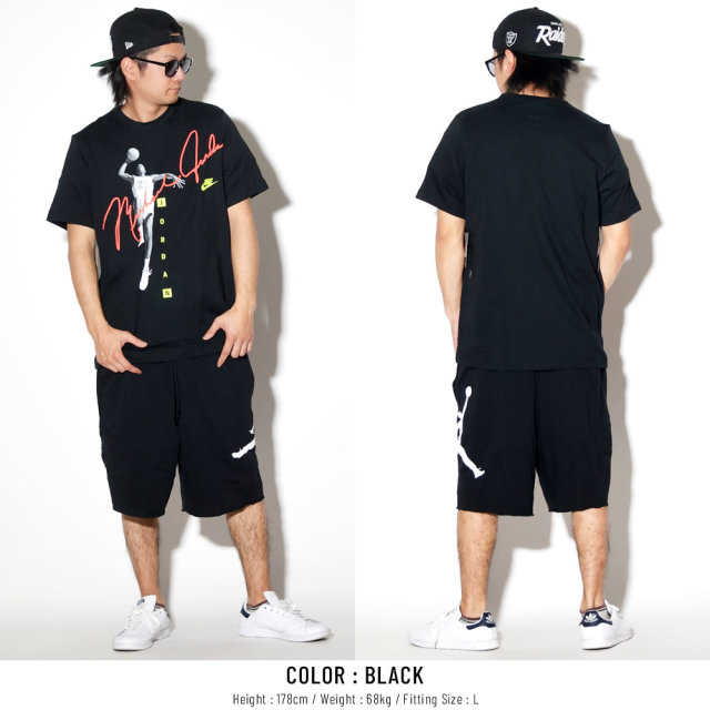 NIKE JORDAN ナイキ ジョーダン 半袖Tシャツ マイケルジョーダン サイン 写真 MJ PHOTO SIGNATURE TEE ALL DAY COMFORT AO0687