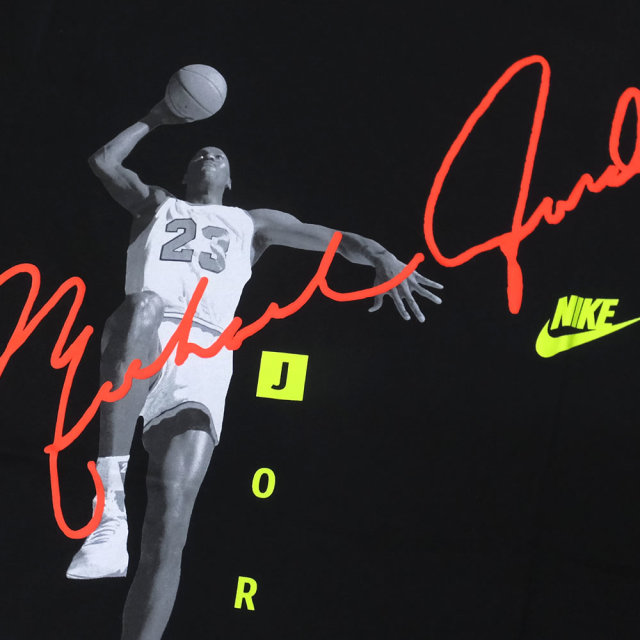 NIKE JORDAN ナイキ ジョーダン 半袖Tシャツ マイケルジョーダン サイン 写真 MJ PHOTO SIGNATURE TEE ALL DAY COMFORT AO0687