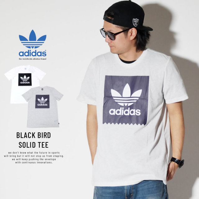 新作 Adidas アディダス 半袖tシャツ トレフォイル Black Bird Solid Tee Du60 ファッション メンズ ストリート系 B系ファッション 通販