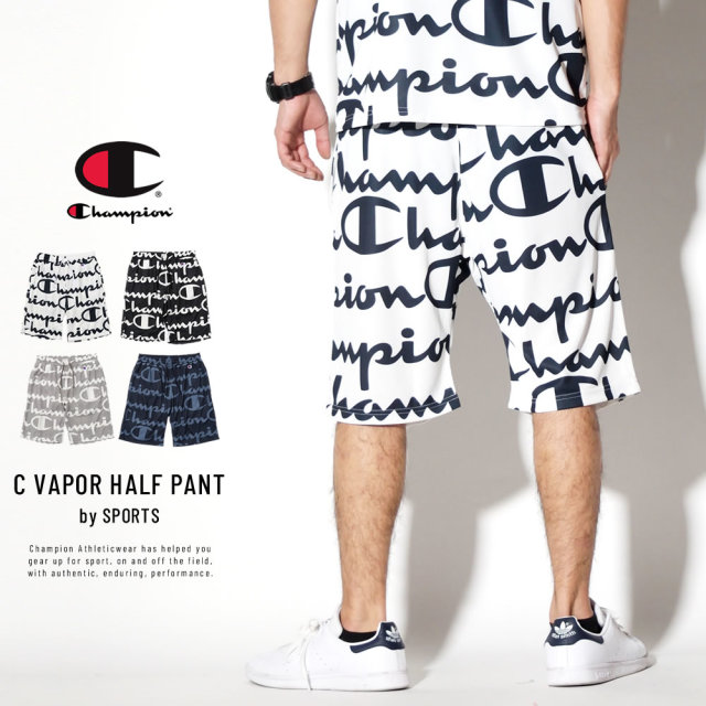 CHAMPION チャンピオン ハーフパンツ TRAINING C VAPOR HALF PANT C3-PS510