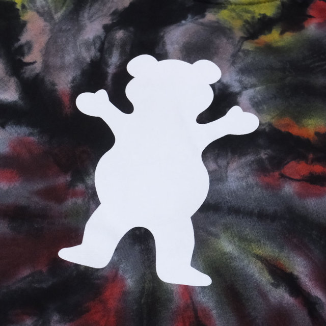 GRIZZLY グリズリー プルオーバーパーカー TIE-DYE OG BEAR HOODIE 19129