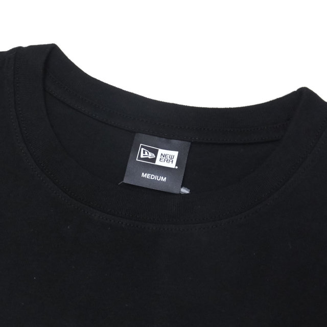 NEW ERA ニューエラ 半袖Tシャツ コットン Tシャツ ウッドランドカモ バイザーステッカー ブラック 11556777