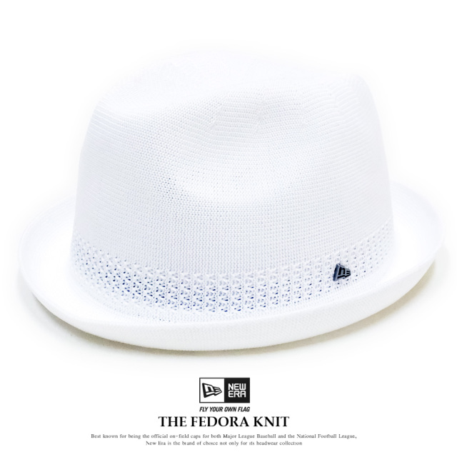 NEW ERA ニューエラ ハット KNIT FEDORA フェドーラ ニット ホワイト 11901134