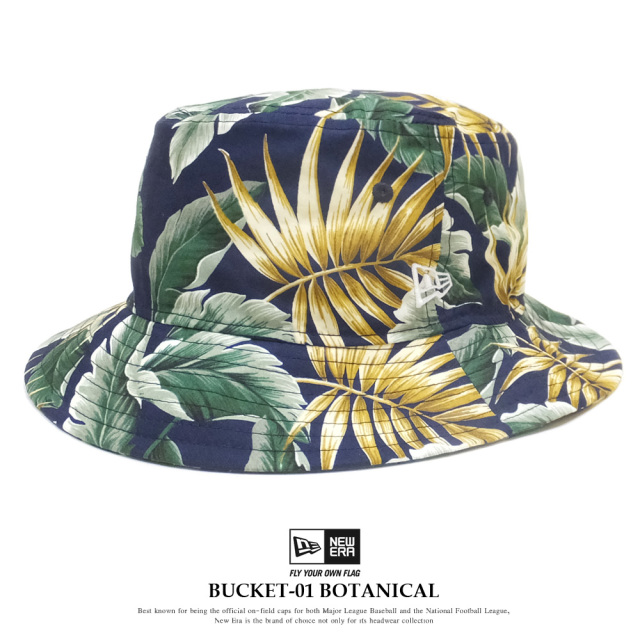 NEW ERA ニューエラ ハット バケット01 ボタニカル ネイビー BOTANICAL 11901155