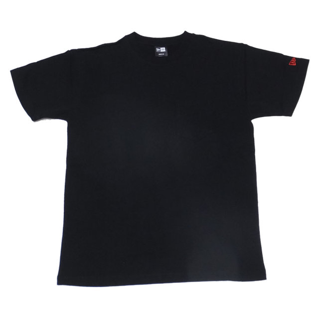 NEW ERA ニューエラ 半袖Tシャツ コットン ポケット Tシャツ ブラック レッドフラッグ 11901360