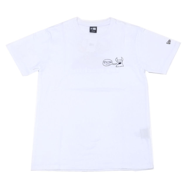 NEW ERA ニューエラ 半袖Tシャツ コットン Tシャツ トイマシーン ホワイト バックプリント 11909098