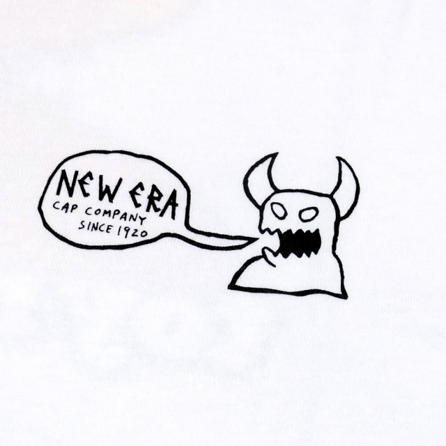 NEW ERA ニューエラ 半袖Tシャツ コットン Tシャツ トイマシーン ホワイト バックプリント 11909098