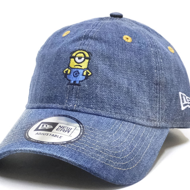 NEW ERA ニューエラ カーブバイザーキャップ 9THIRTY ミニオン メル ミニロゴ ウォッシュドデニム 11909190