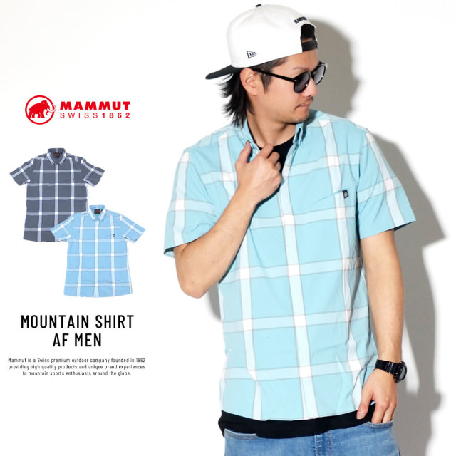 MAMMUT マムート 半袖シャツ MOUNTAIN SHIRT AF MEN 1015-00430