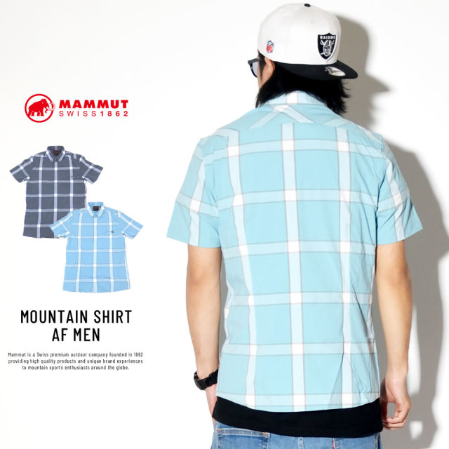 MAMMUT マムート 半袖シャツ MOUNTAIN SHIRT AF MEN 1015-00430