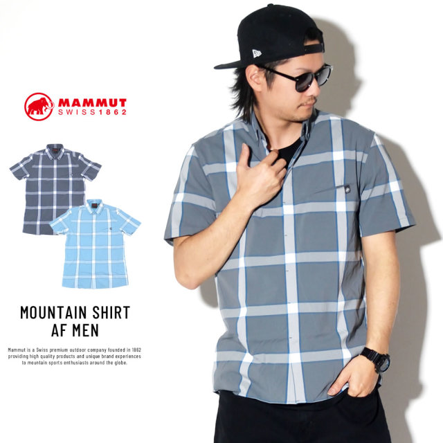 MAMMUT マムート 半袖シャツ MOUNTAIN SHIRT AF MEN 1015-00430