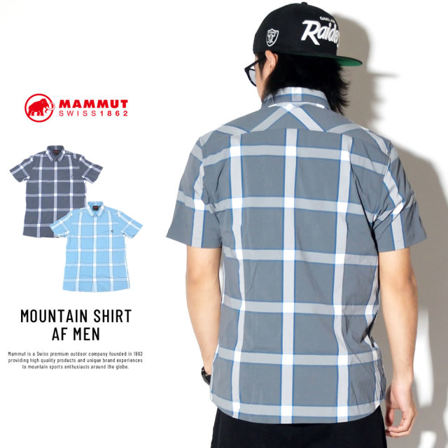 MAMMUT マムート 半袖シャツ MOUNTAIN SHIRT AF MEN 1015-00430