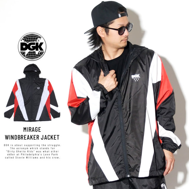 DGK ディージーケー ウィンドブレーカー MIRAGE WINDBREAKER JACKET CJL-1013