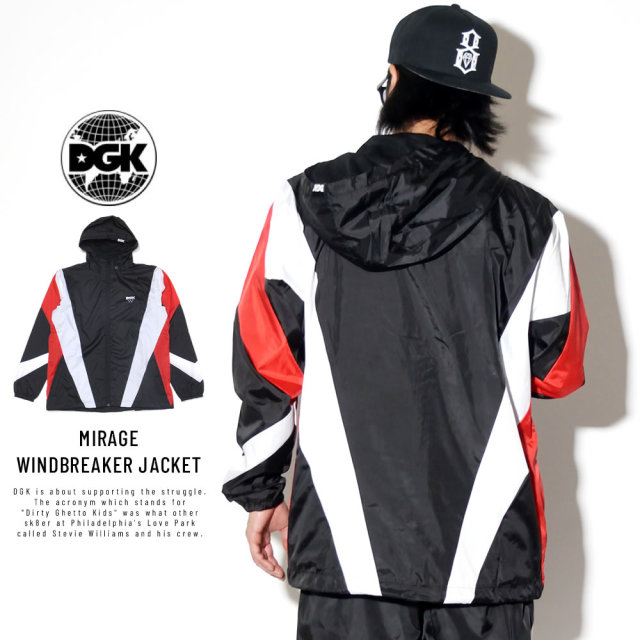 DGK ディージーケー ウィンドブレーカー MIRAGE WINDBREAKER JACKET CJL-1013