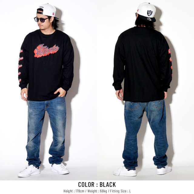 THE HUNDREDS ザ・ハンドレッズ 長袖Tシャツ ZAG SLANT LS T-SHIRT T19P201038