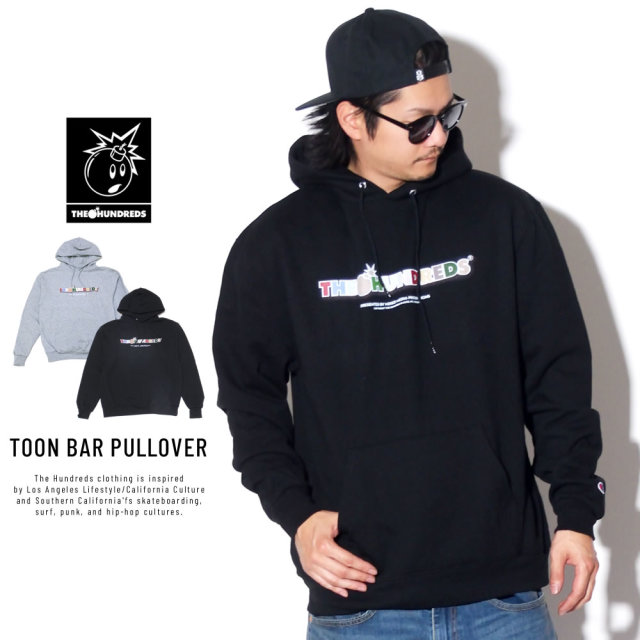 THE HUNDREDS ザ・ハンドレッズ プルオーバーパーカー TOON BAR PULLOVER T19P202042