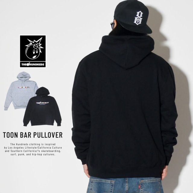 THE HUNDREDS ザ・ハンドレッズ プルオーバーパーカー TOON BAR PULLOVER T19P202042