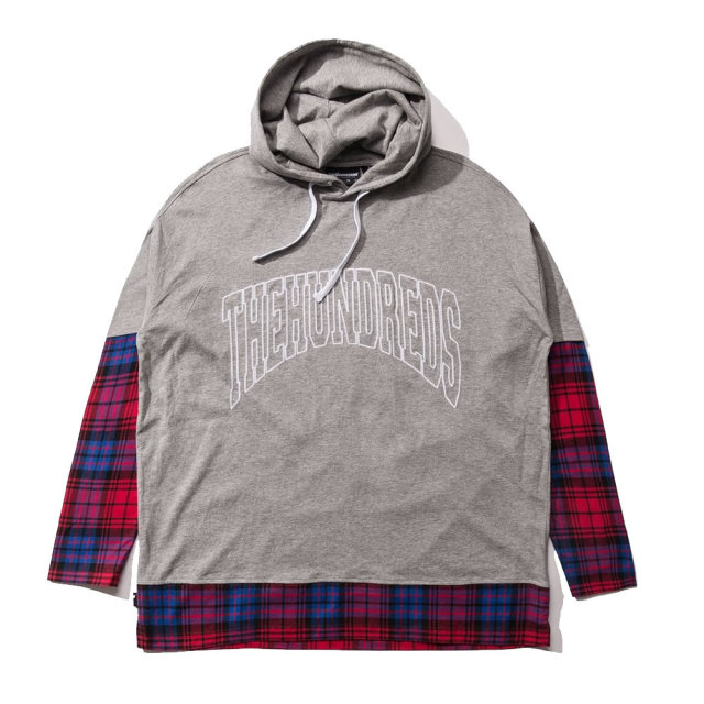THE HUNDREDS ザ・ハンドレッズ 長袖Tシャツ IVAN HOODED L/S SHIRT T19P209008