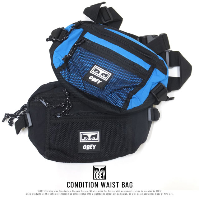 OBEY オベイ ウエストバッグ CONDITION WAIST BAG 100010108