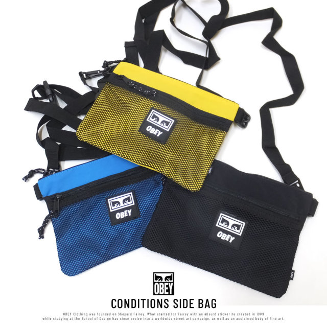 OBEY オベイ サコッシュ CONDITIONS SIDE BAG 100010110