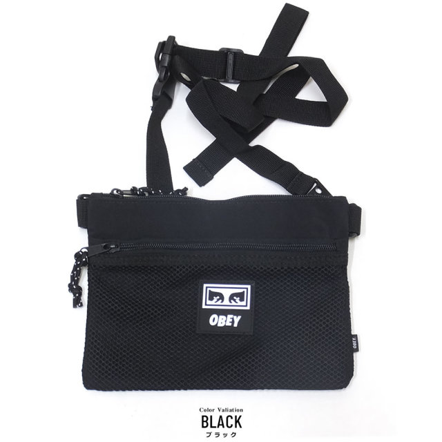 OBEY オベイ サコッシュ CONDITIONS SIDE BAG 100010110