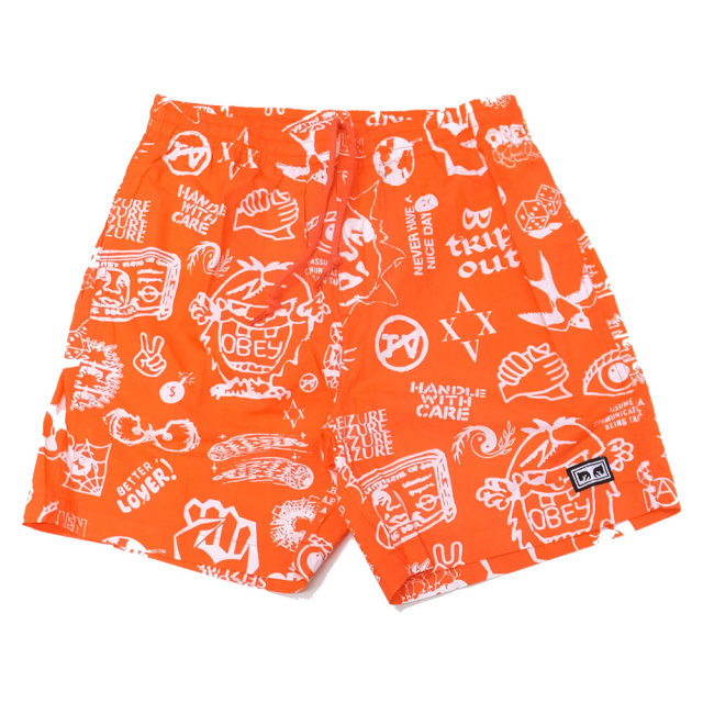 OBEY オベイ ハーフパンツ EASY FLASH SHORT 172120047