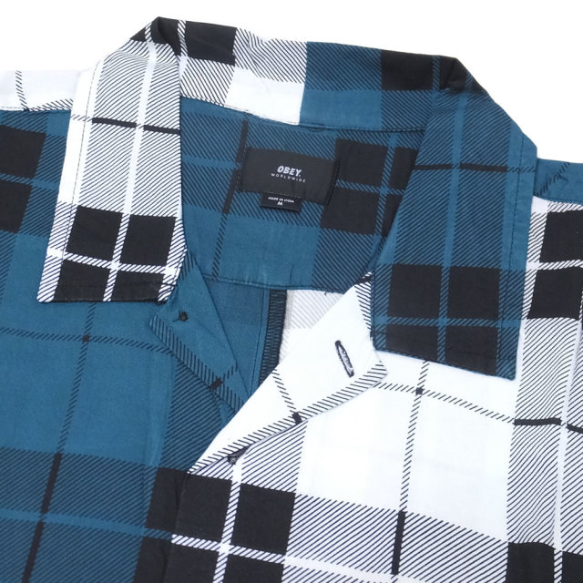 OBEY オベイ 半袖シャツ POST PATCHED WOVEN SS 181210241