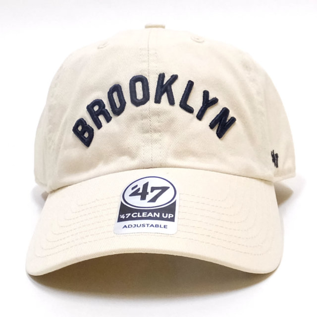 47BRAND フォーティーセブンブランド カーブバイザーキャップ BROOKLYN DODGERS COOPERSTOWN SCRIPT 47 CLEAN UP RGWSC12GWSNL