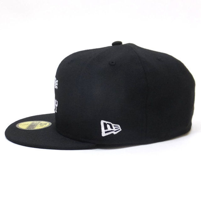 NEW ERA ニューエラ フラットバイザーキャップ 59FIFTY Thrasher スラッシャー SKATE AND DESTROY ブラック × ホワイト 11914543
